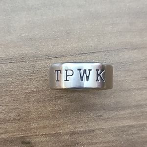 TPWK Ring - Treat People with Kindness (Harry Styles), Size 10